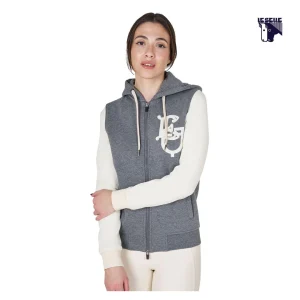 FELPA EQUESTRO BICOLOR - GRIGIO