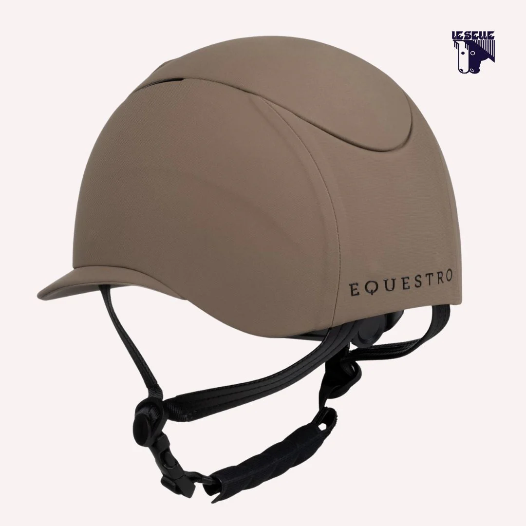 CAP EQUESTRO LOGO EMBOSSED LADY - FANGO - immagine 3
