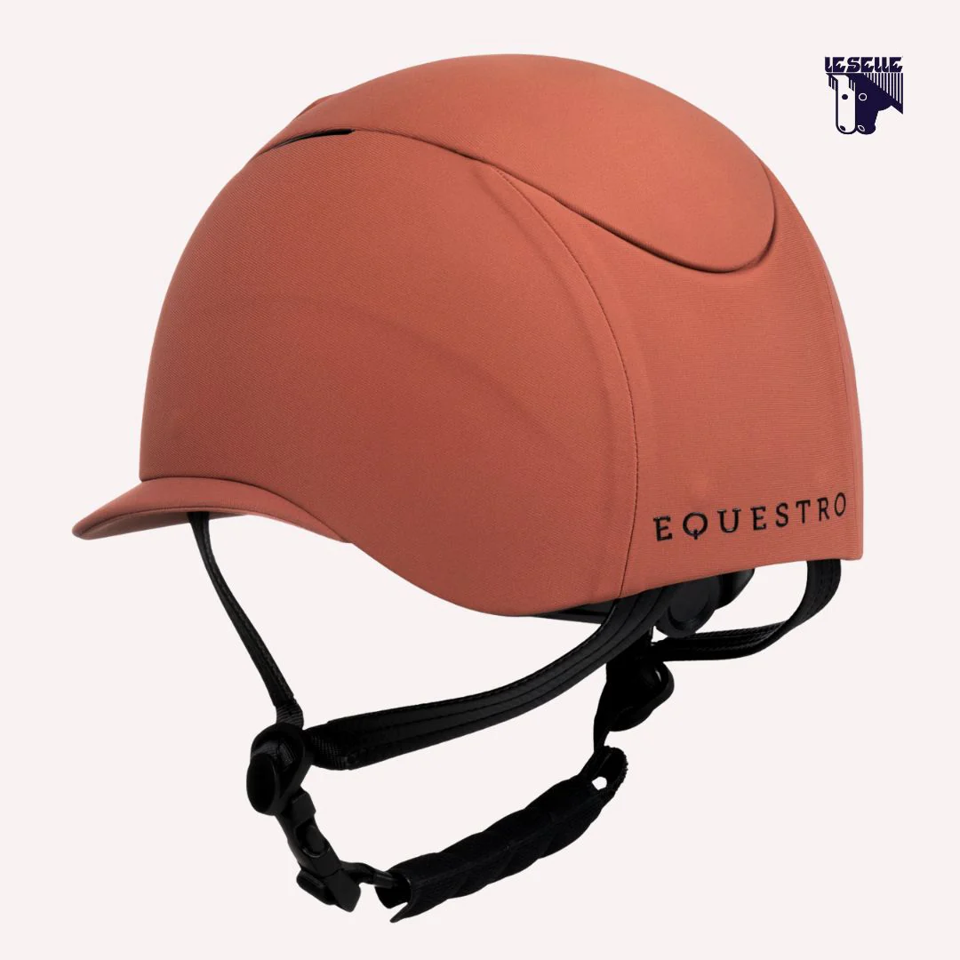 CAP EQUESTRO LOGO EMBOSSED LADY - MARRON - immagine 3