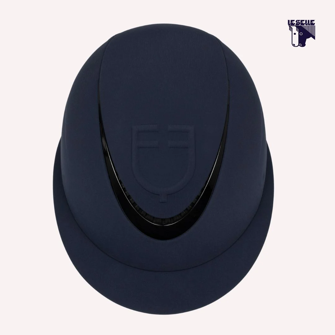 CAP EQUESTRO LOGO EMBOSSED LADY - BLU - immagine 4