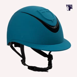 CAP EQUESTRO LOGO EMBOSSED LADY - PETROLIO