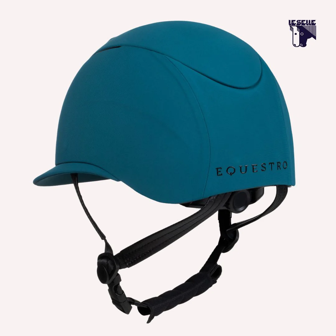 CAP EQUESTRO LOGO EMBOSSED LADY - PETROLIO - immagine 3