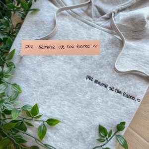 Felpa Personalizzata con Frase