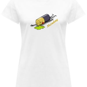 T-Shirt da donna divertente “Lunedì”