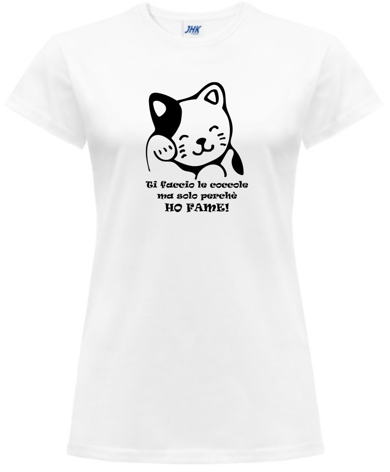 T-Shirt da donna divertente “Gatto” scritta italiano - immagine 2