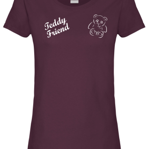 T-Shirt simpatica da donna “Teddy Friend”