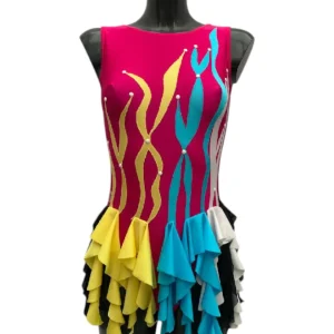 Body con gonna a canne