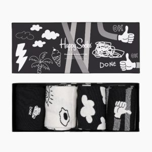Happy Socks B&W GIFT BOX