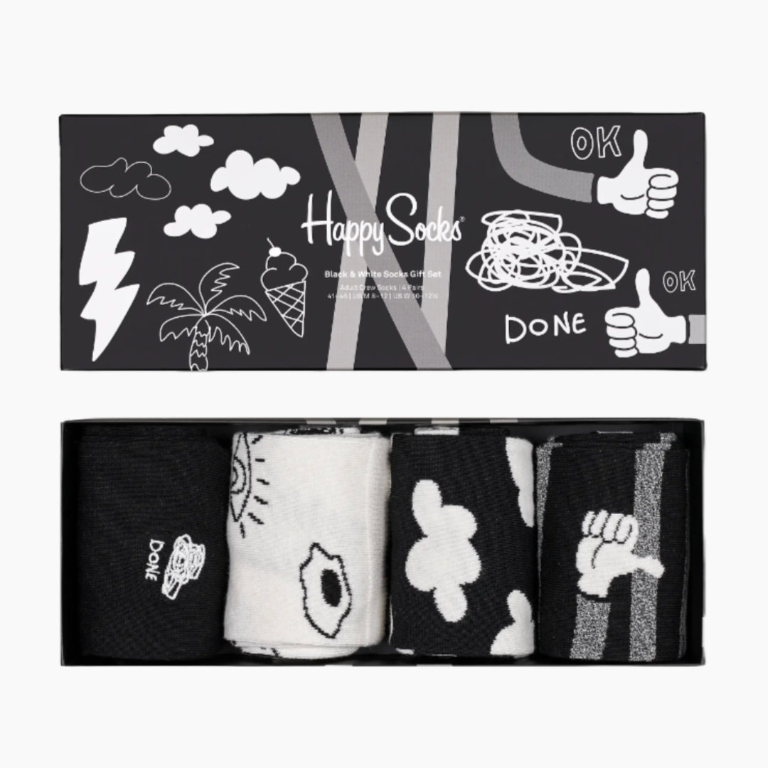 Happy Socks B&W GIFT BOX - immagine 2