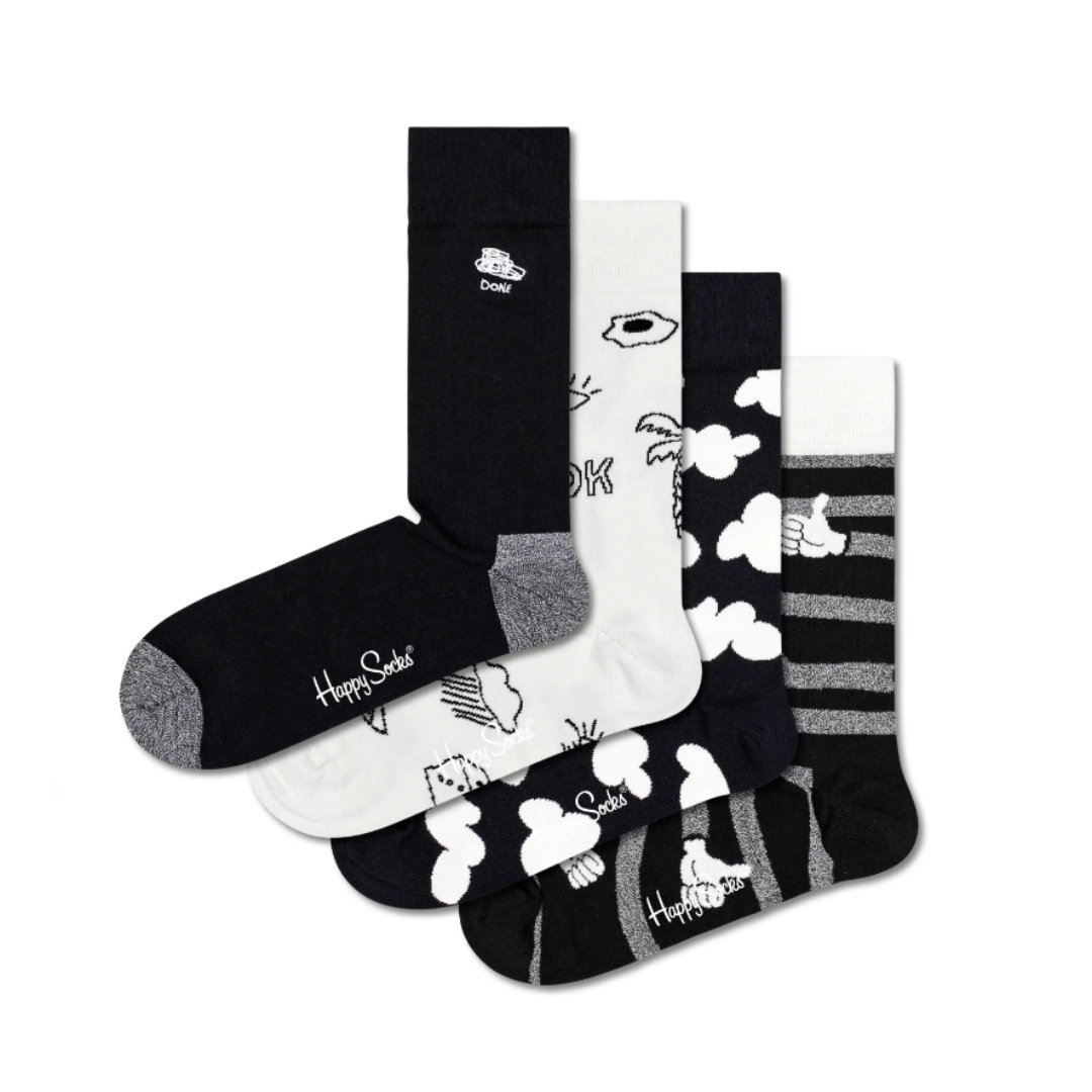 Happy Socks B&W GIFT BOX - immagine 3
