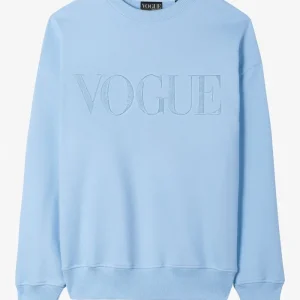 VOGUE Sweatshirt | Tonal Blue