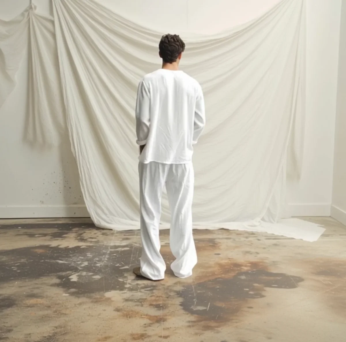 Set Lino Coordinato Camicia e Pantalone Uomo - immagine 7