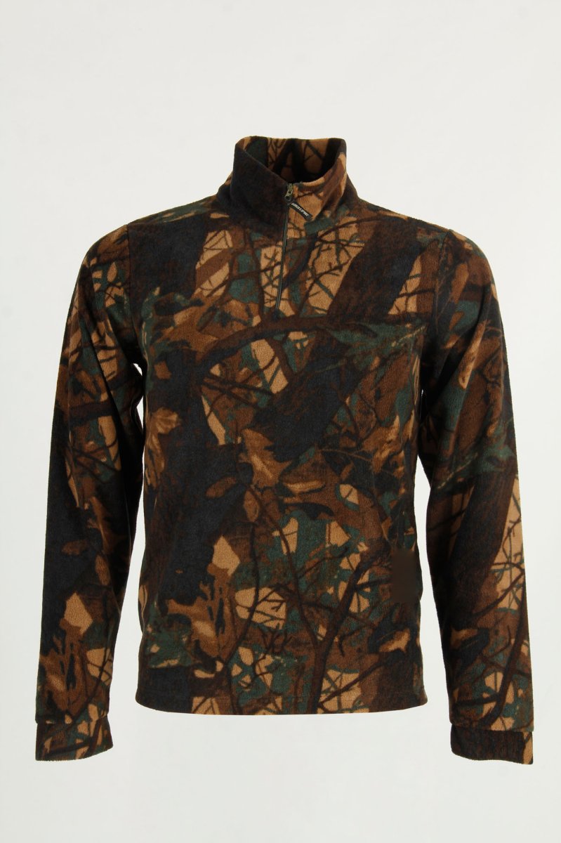 Maglia in caldo micropile antipilling RS Hunting J640 bosco