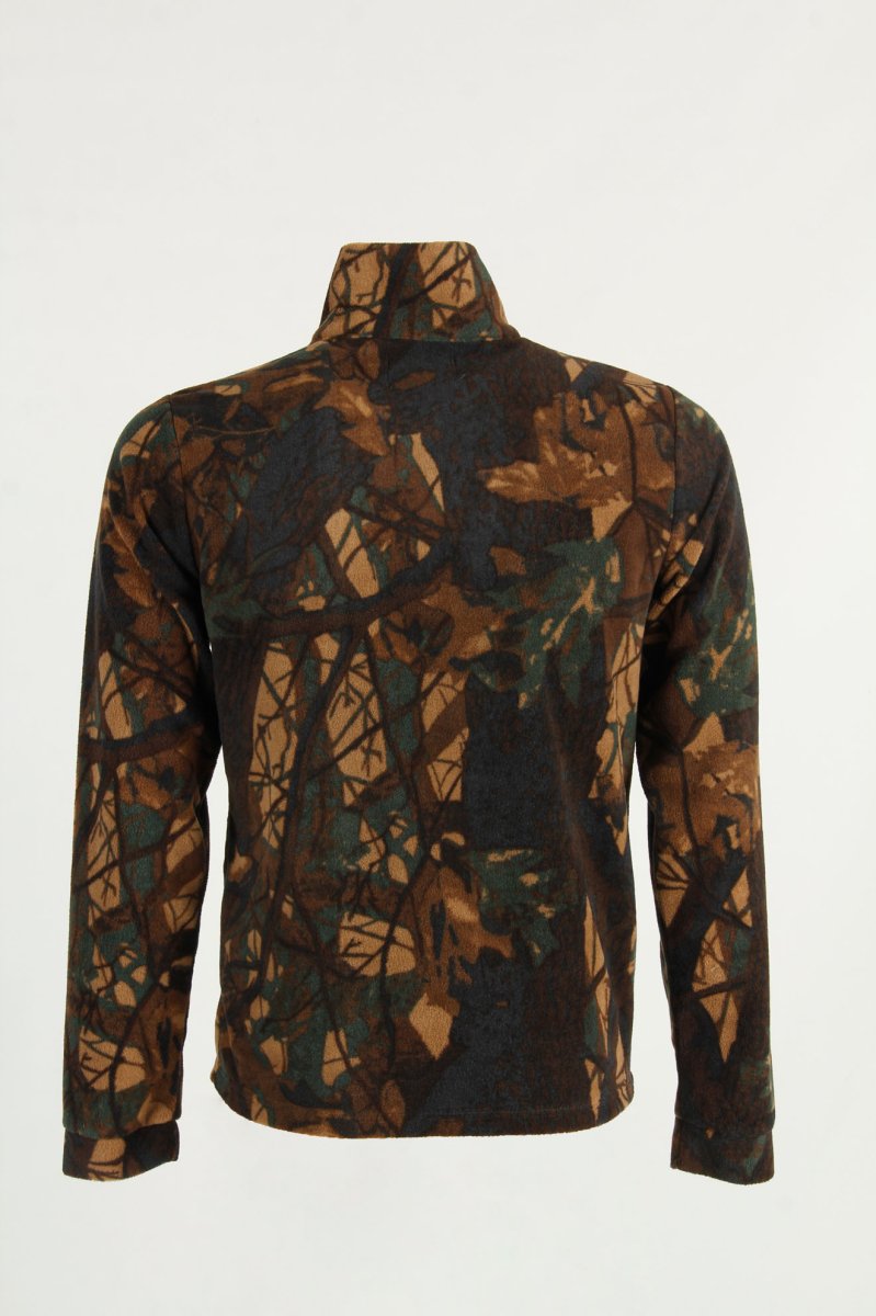 Maglia in caldo micropile antipilling RS Hunting J640 bosco fluo - immagine 7