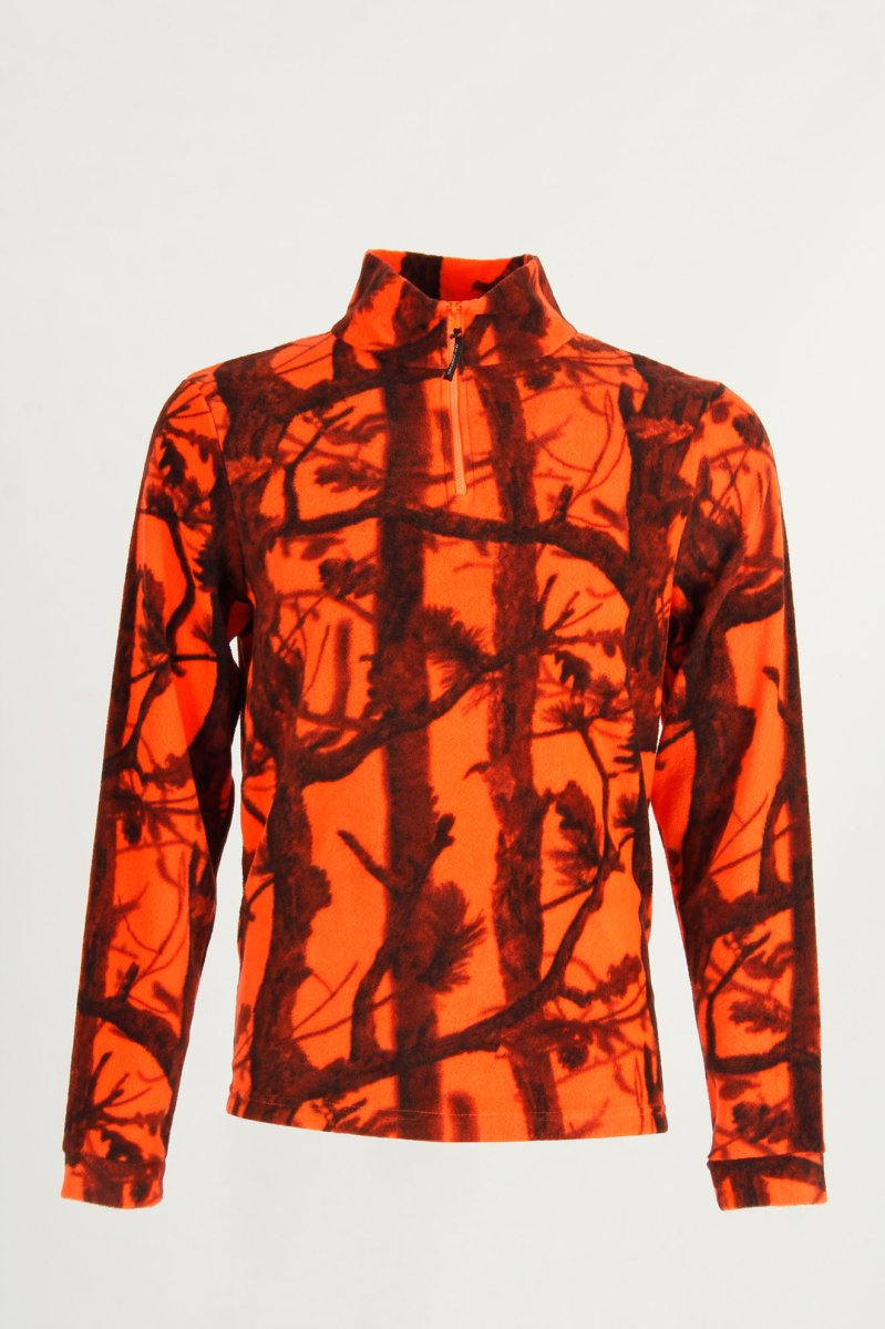 Maglia in caldo micropile antipilling RS Hunting J640 verde - immagine 8