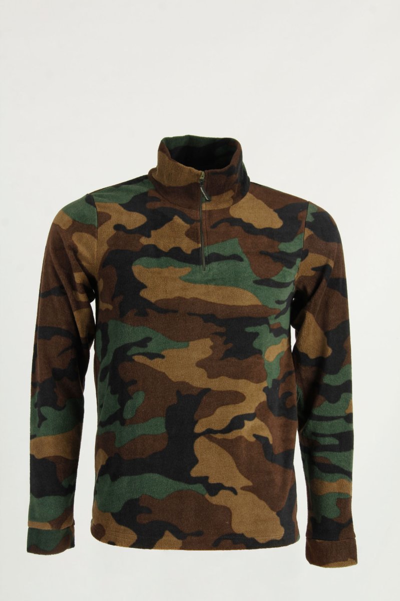 Maglia in caldo micropile antipilling RS Hunting J640 bosco - immagine 8