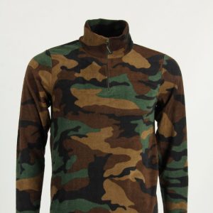 Maglia in caldo micropile antipilling RS Hunting J640 mimetico