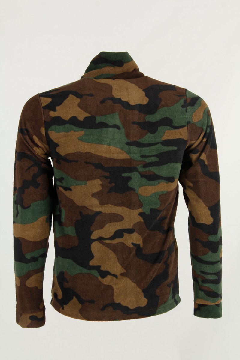 Maglia in caldo micropile antipilling RS Hunting J640 verde - immagine 7