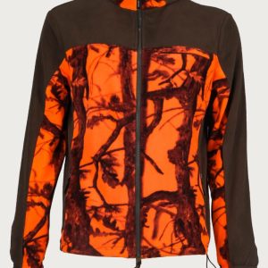 Felpa pile reversibile verde e nero RS Hunting J693