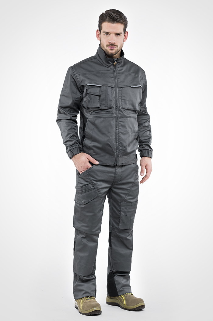 PANTALONE SMOKE GRIGIO/NERO