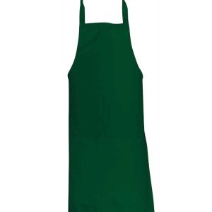 Grembiule verde lungo class. due tasche