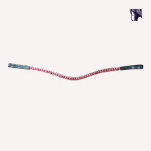 FRONTALINO SILVERLINE TACK - PERLE ROSSE