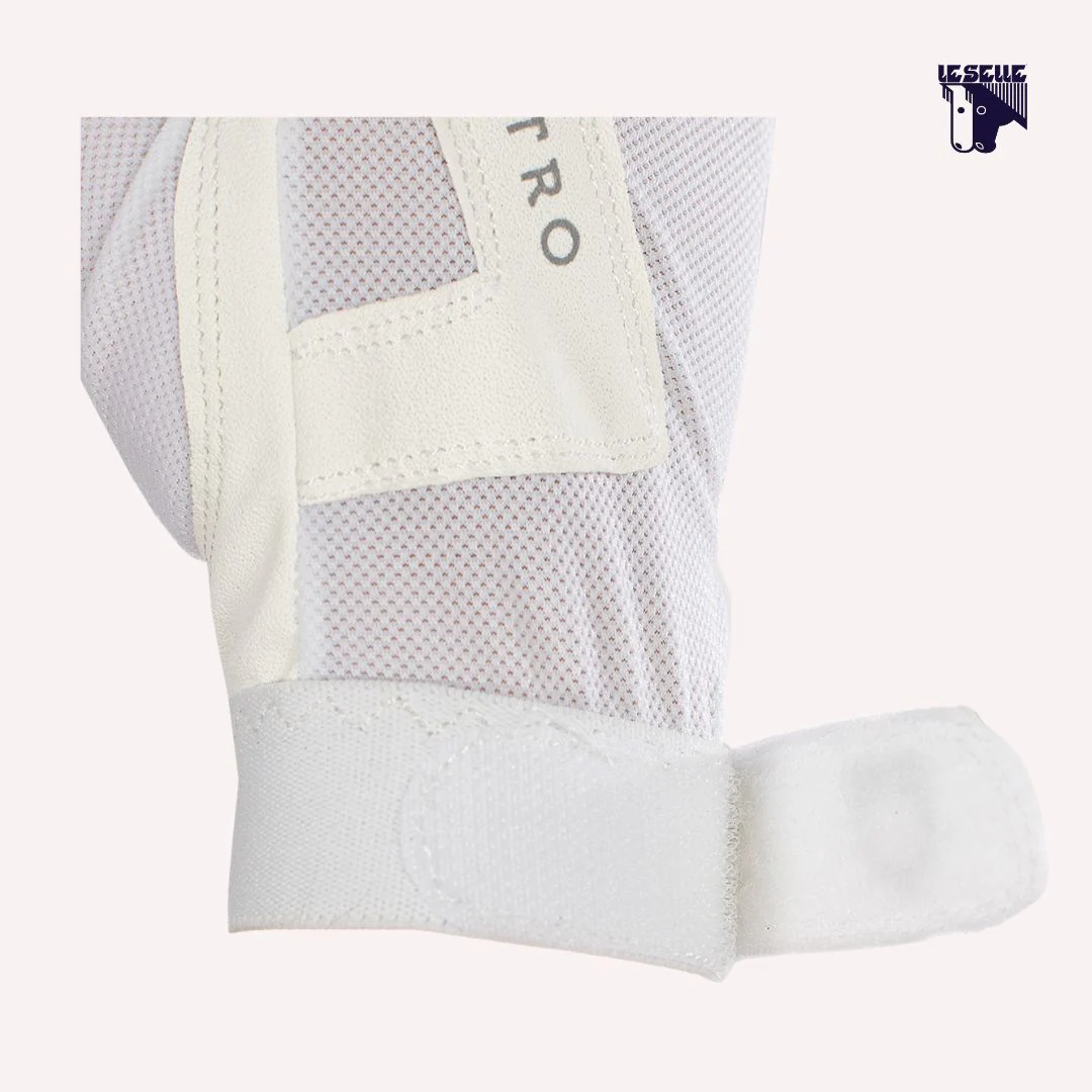 GUANTI UNISEX IN TESSUTO TECNICO EQUESTRO - BIANCO - immagine 5