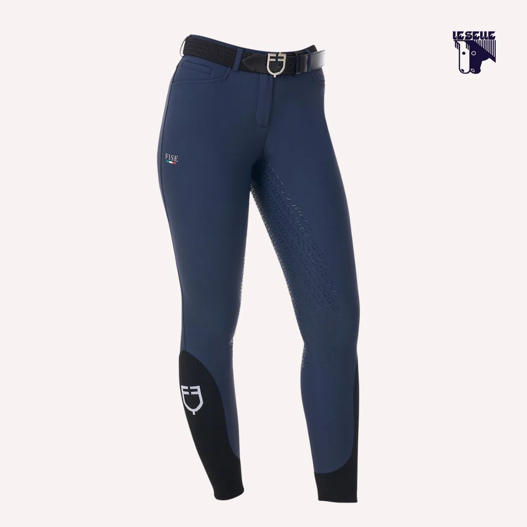 PANTALONI EQUESTRO X FISE - BLU - immagine 3