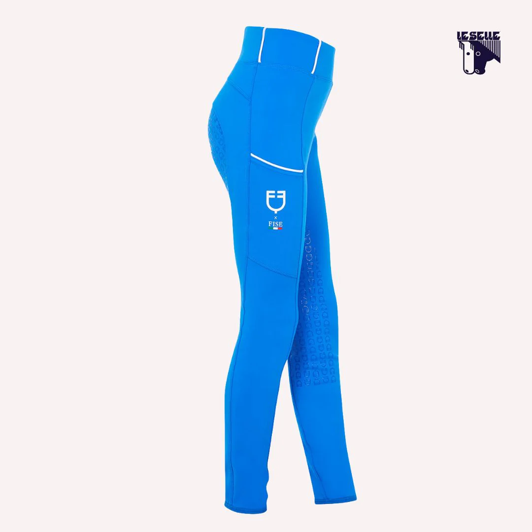 LEGGINGS EQUESTRO X FISE - ROYAL - immagine 2
