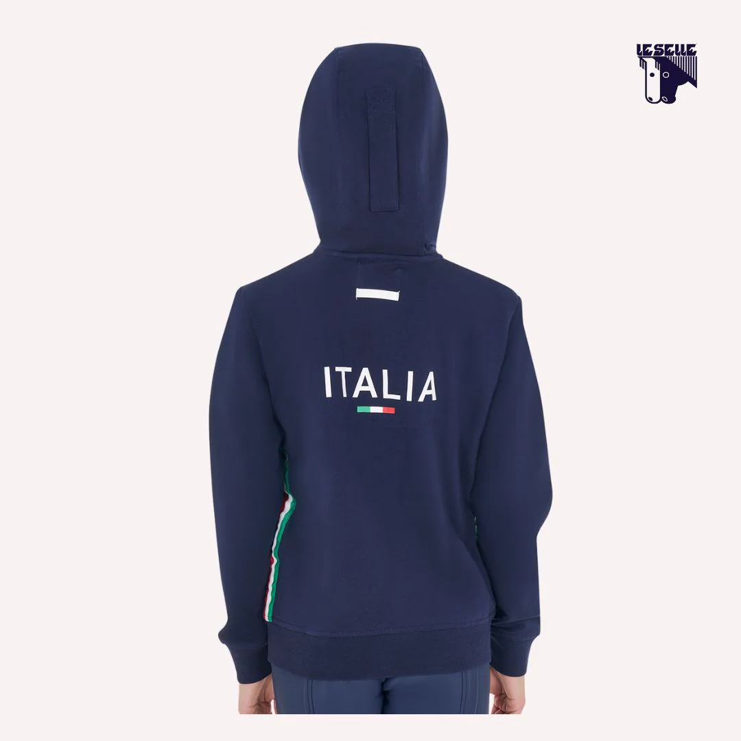 FELPA EQUESTRO X FISE - BLU - immagine 3