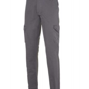 Pantalone STRETCH lycra grigio con tasconi