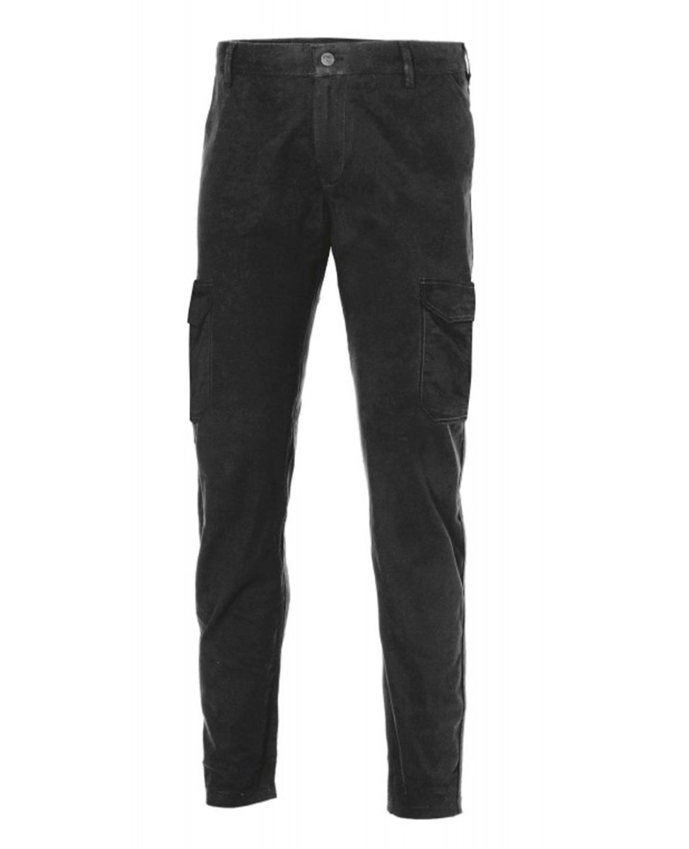 Pantalone STRETCH lycra nero con tasconi