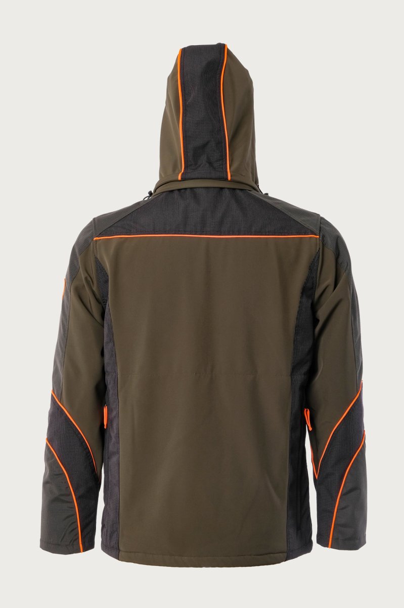 Giacca in softshell arancione alta visibilità RS Hunting LV153 - immagine 4