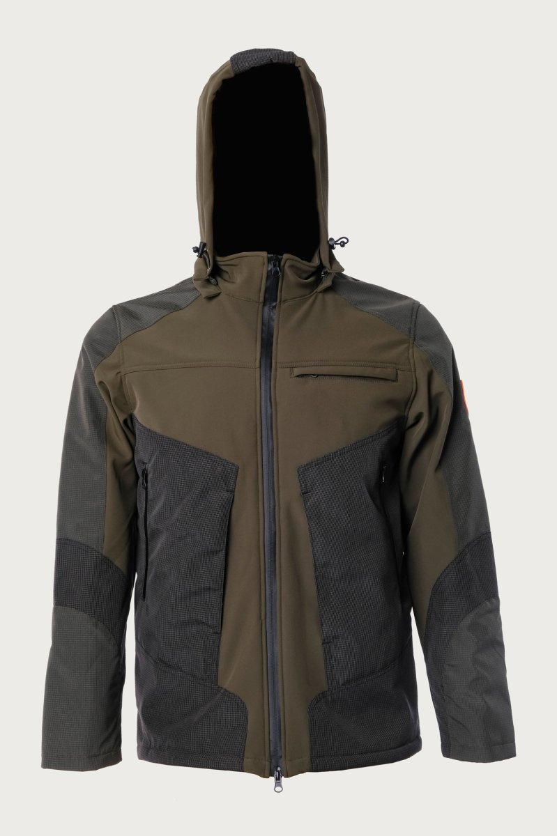 Giacca in softshell verde RS Hunting LV153 - immagine 2
