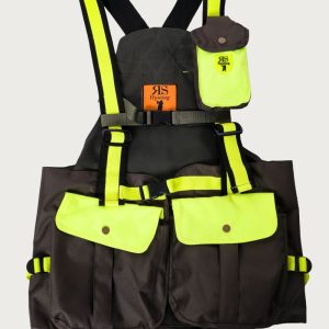 Trisacca antispino giallo alta visibilità RS Hunting LV210