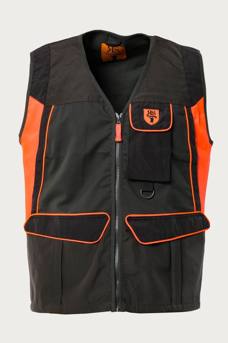 Gilet caccia arancione alta visibilità RS Hunting LV940 - immagine 2