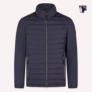 PIUMINO PIKEUR HYBRID - BLU NAVY