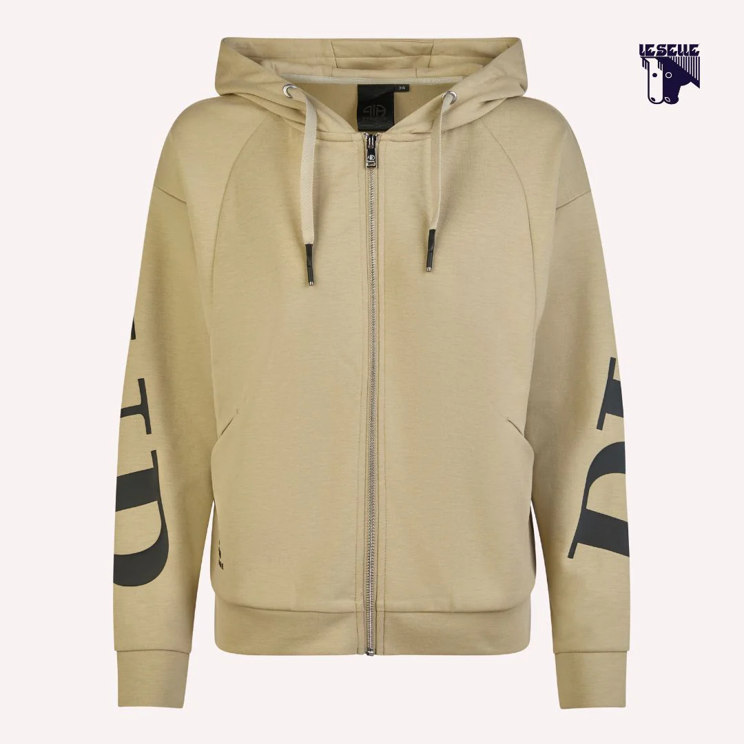 FELPA PIKEUR HOODY - BEIGE - immagine 2