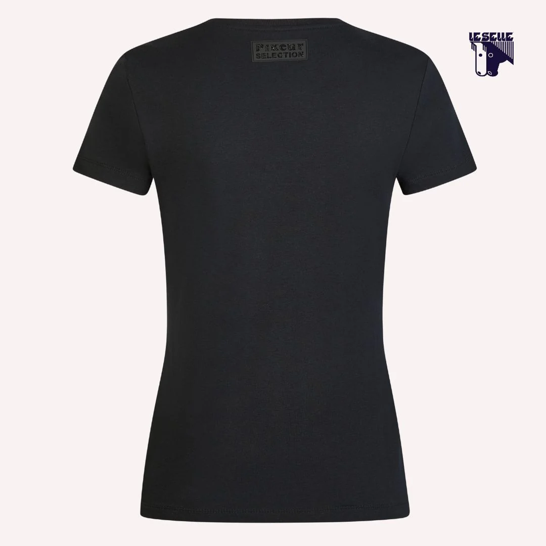 T-SHIRT PIKEUR IN COTONE - NERO - immagine 3