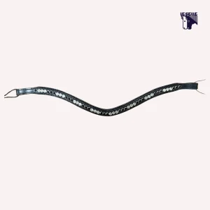 FRONTALINO SILVERLINE TACK - NERO/BIANCO
