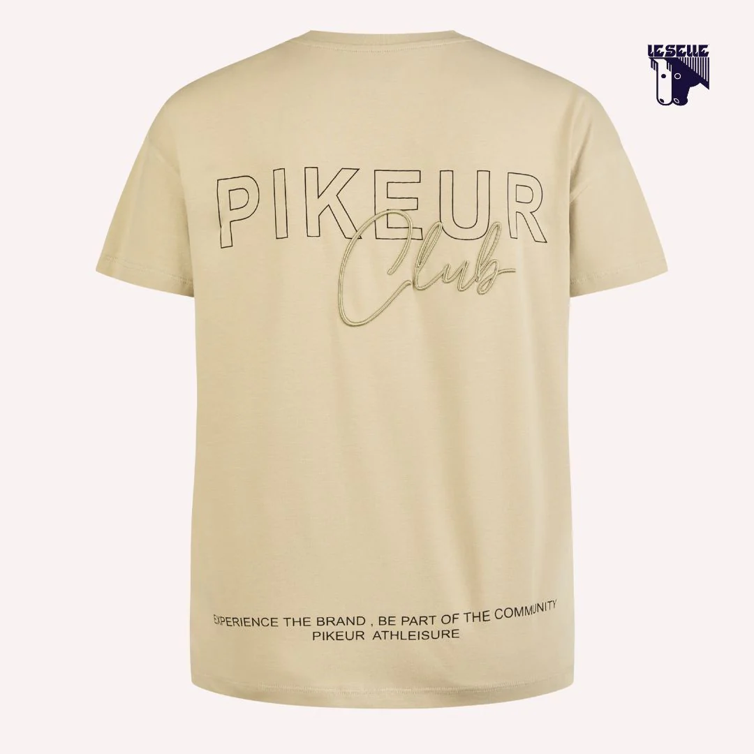 T-SHIRT PIKEUR OVERSIZE - BEIGE - immagine 3