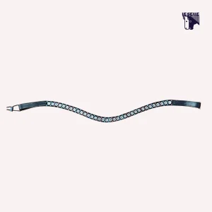 FRONTALINO SILVERLINE TACK - ROSA/AZZURRO