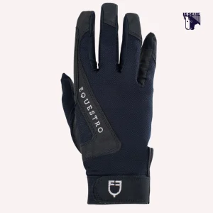 GUANTI UNISEX IN TESSUTO TECNICO EQUESTRO - BLU