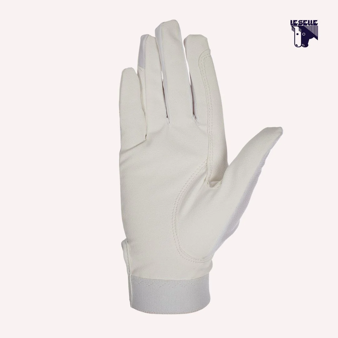 GUANTI UNISEX IN TESSUTO TECNICO EQUESTRO - BIANCO - immagine 3