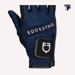 GUANTI UNISEX IN TESSUTO TECNICO EQUESTRO - BLU