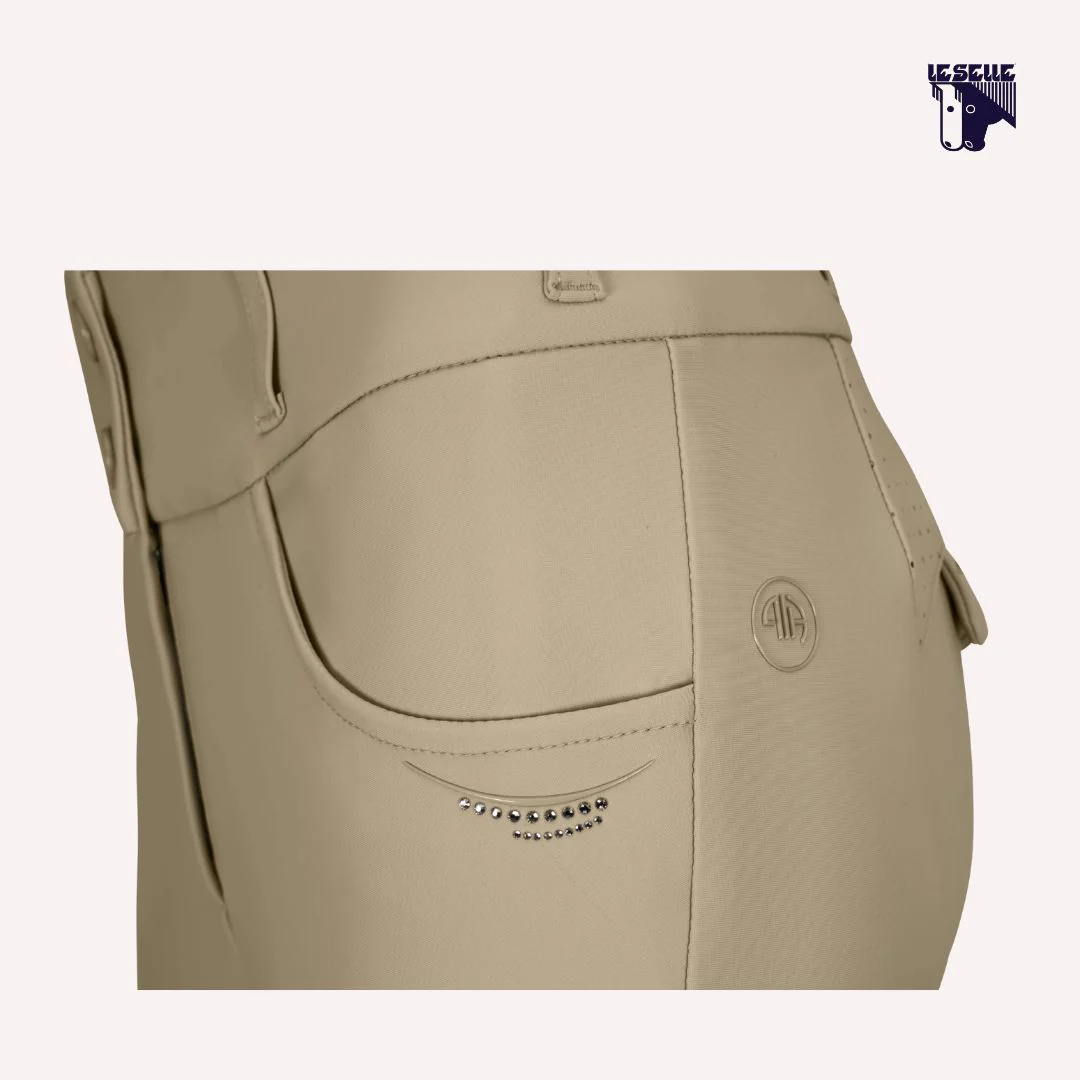PANTALONE PIKEUR ELIN FULL GRIP - BEIGE - immagine 7