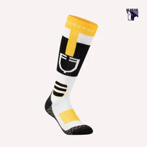 CALZINI IN TESSUTO TECNICO UNISEX EQUESTRO - NERO/GIALLO