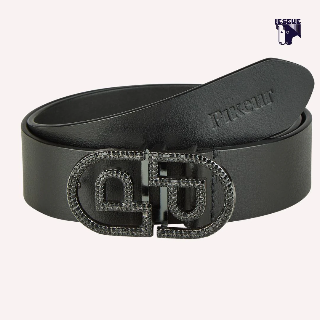 CINTURA GLITTER PIKEUR - NERO