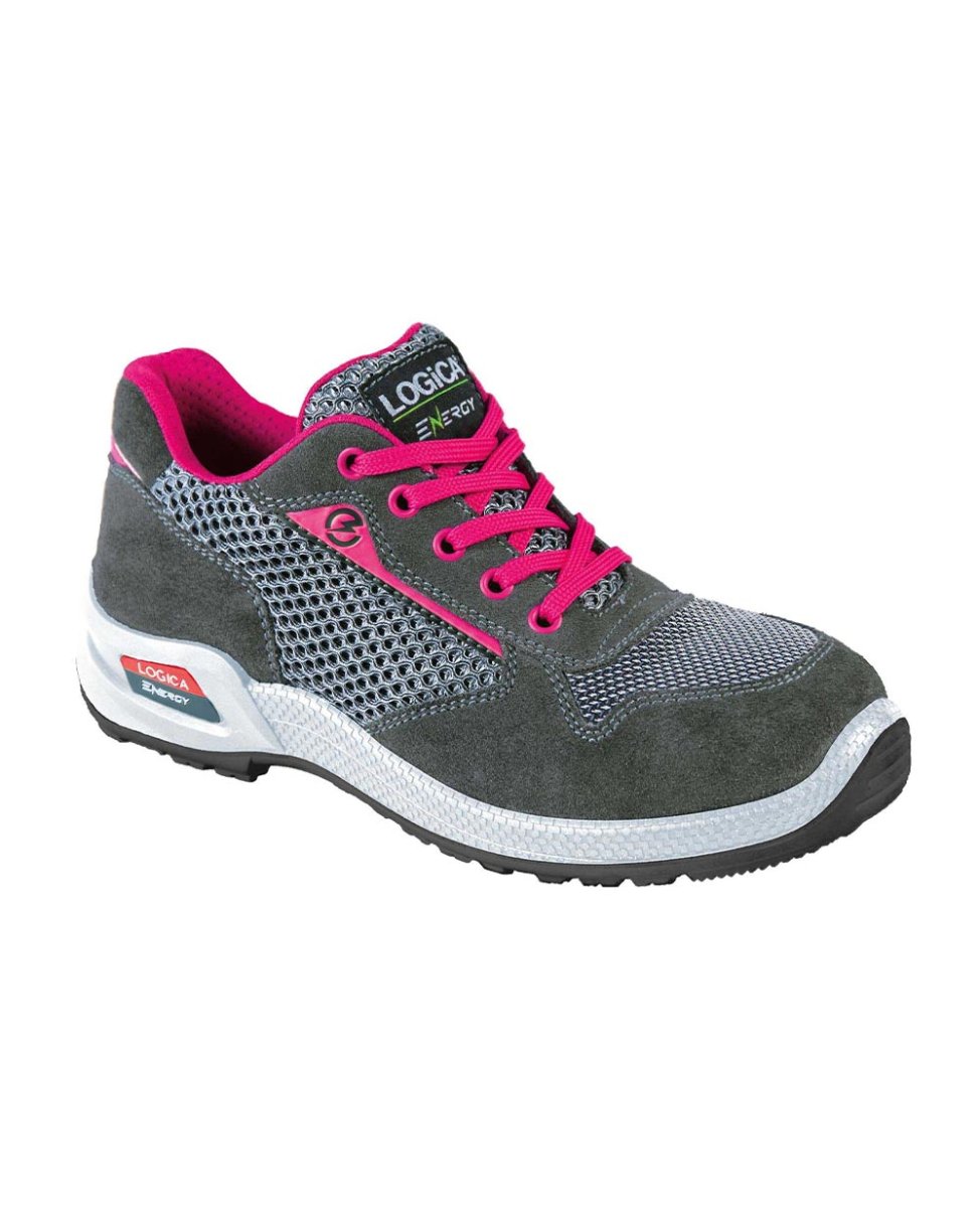 Scarpa bassa donna S1P grigio / rosa