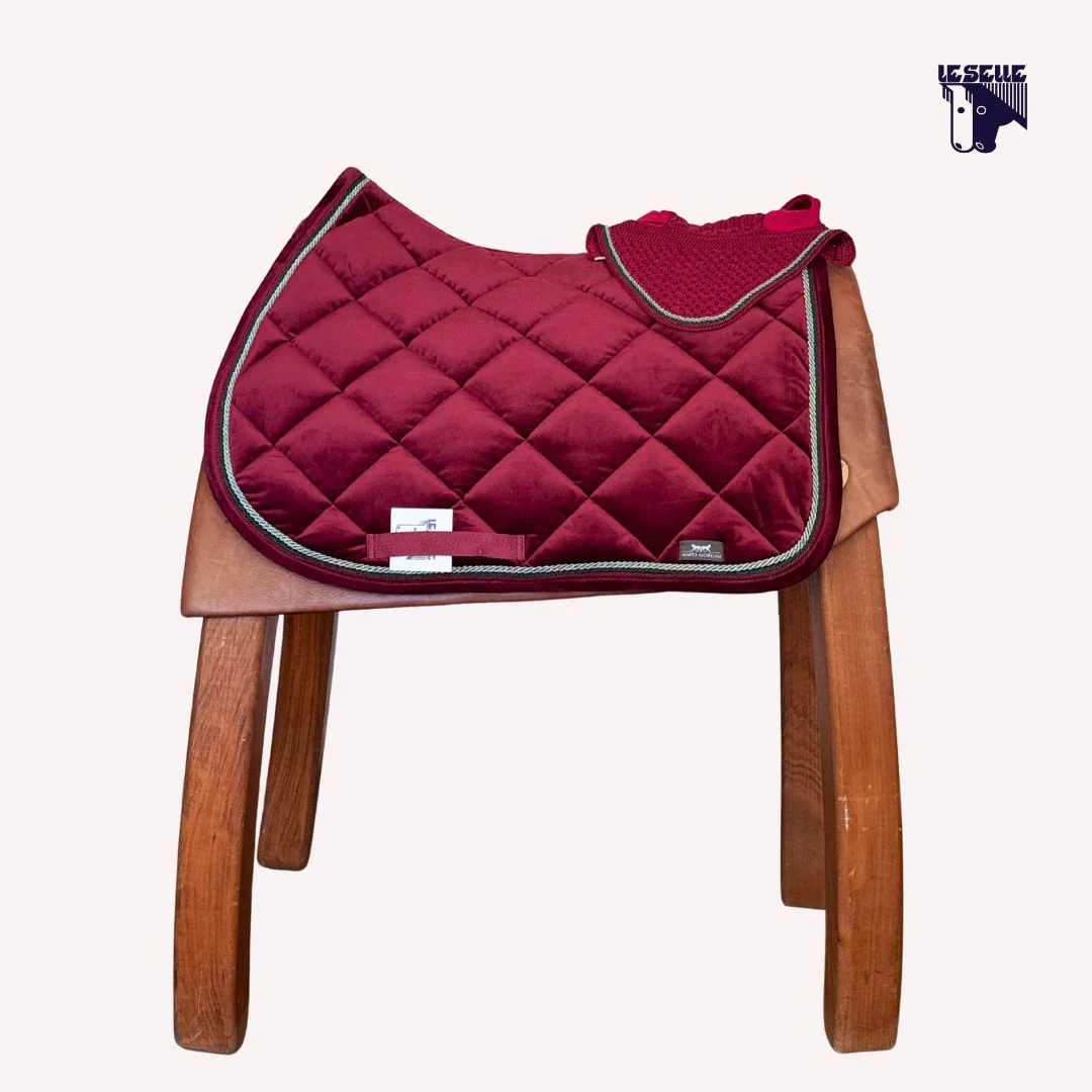 COMPLETO MARTA MORGAN VELLUTO - BORDEAUX - immagine 2